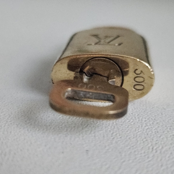 Louis Vuitton Gold Padlock with Key #300 - Picture 3 of 3